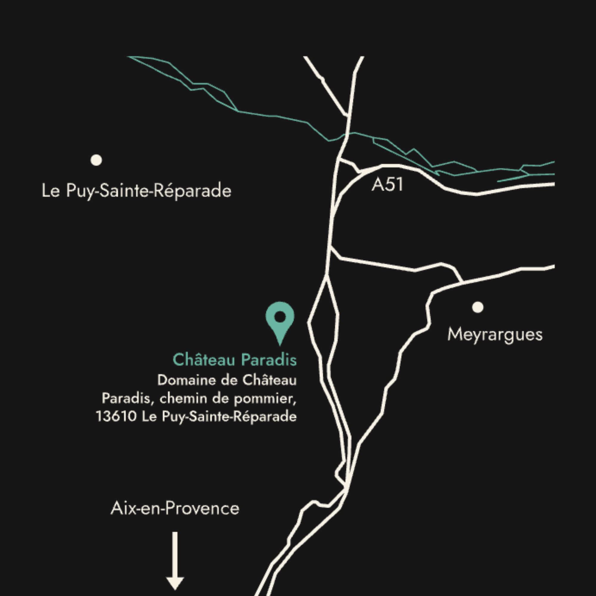 Carte-accès-chateau Paradis